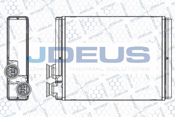 Jdeus M-2070090 - Scambiatore calore, Riscaldamento abitacolo autozon.pro