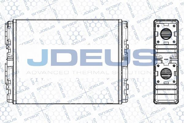 Jdeus M-2190820 - Scambiatore calore, Riscaldamento abitacolo autozon.pro