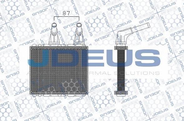 Jdeus M-2190310 - Scambiatore calore, Riscaldamento abitacolo autozon.pro