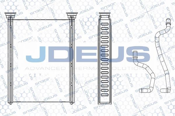 Jdeus M-2190230 - Scambiatore calore, Riscaldamento abitacolo autozon.pro