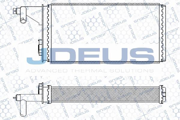 Jdeus M-2140030 - Scambiatore calore, Riscaldamento abitacolo autozon.pro