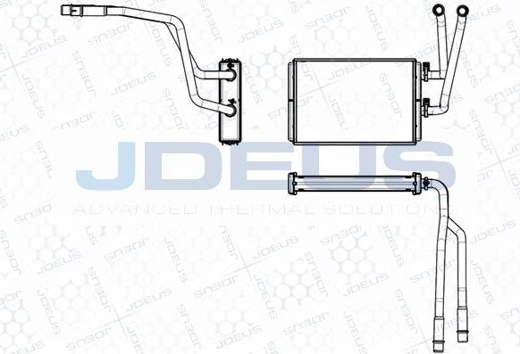 Jdeus M-2110940 - Scambiatore calore, Riscaldamento abitacolo autozon.pro