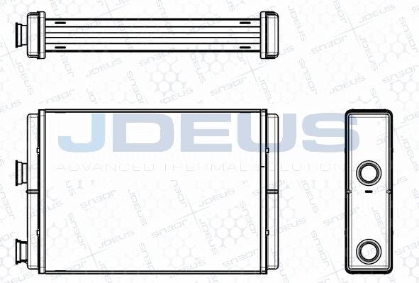 Jdeus M-2110710 - Scambiatore calore, Riscaldamento abitacolo autozon.pro