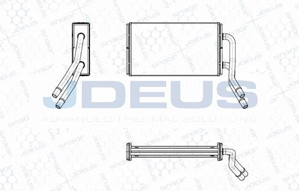 Jdeus M-212058A - Scambiatore calore, Riscaldamento abitacolo autozon.pro