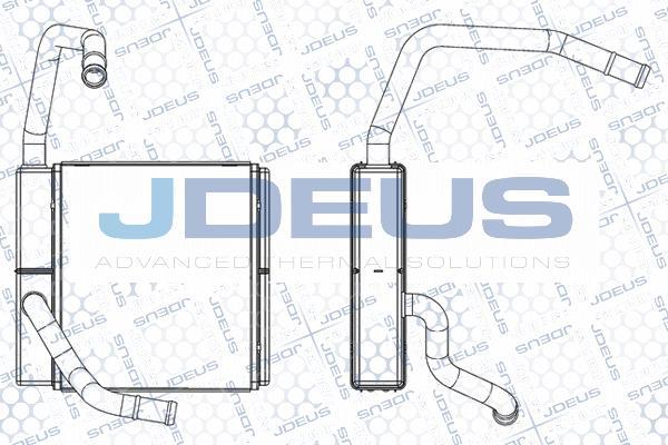 Jdeus M-2120190 - Scambiatore calore, Riscaldamento abitacolo autozon.pro