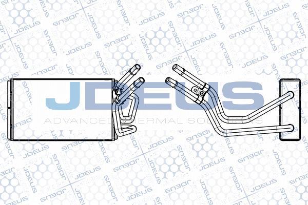 Jdeus M-212111A - Scambiatore calore, Riscaldamento abitacolo autozon.pro