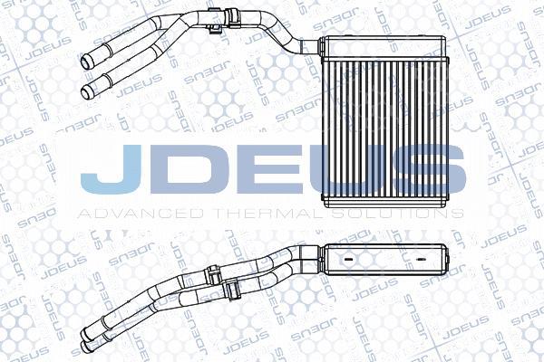 Jdeus M-212120A - Scambiatore calore, Riscaldamento abitacolo autozon.pro