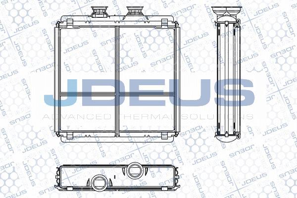 Jdeus M-2171050 - Scambiatore calore, Riscaldamento abitacolo autozon.pro