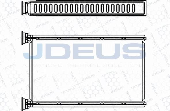 Jdeus M-2171070 - Scambiatore calore, Riscaldamento abitacolo autozon.pro