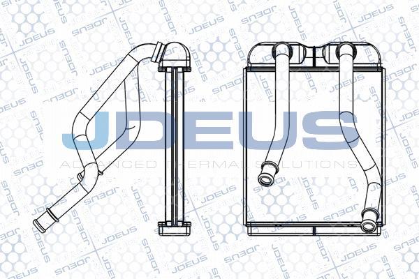 Jdeus M-2300570 - Scambiatore calore, Riscaldamento abitacolo autozon.pro