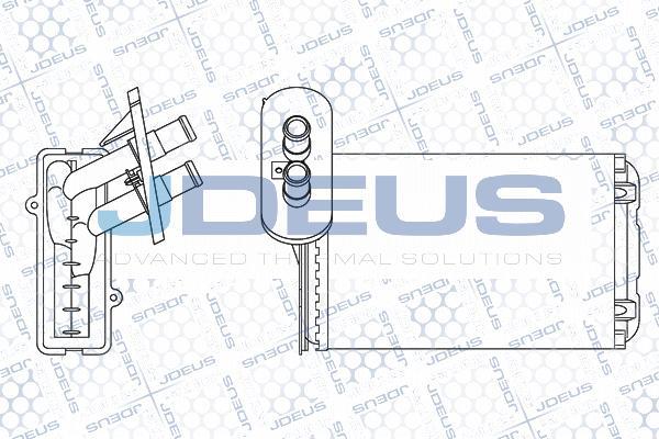 Jdeus M-2300030 - Scambiatore calore, Riscaldamento abitacolo autozon.pro