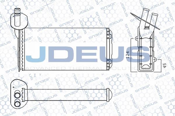 Jdeus M-230021A - Scambiatore calore, Riscaldamento abitacolo autozon.pro