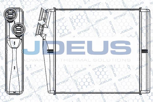 Jdeus M-2310560 - Scambiatore calore, Riscaldamento abitacolo autozon.pro