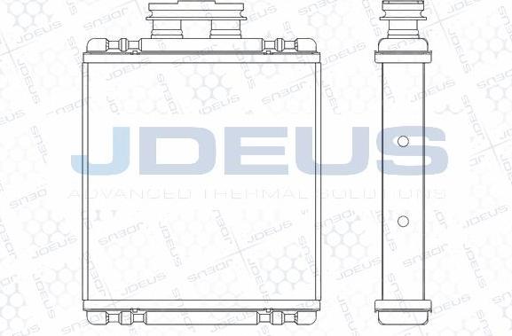 Jdeus M-2250140 - Scambiatore calore, Riscaldamento abitacolo autozon.pro