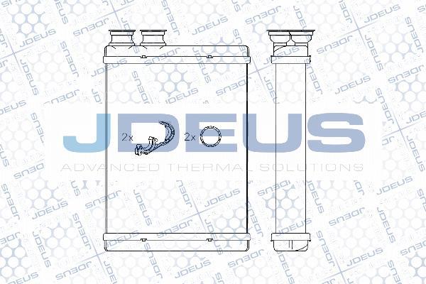 Jdeus M2210460 - Scambiatore calore, Riscaldamento abitacolo autozon.pro