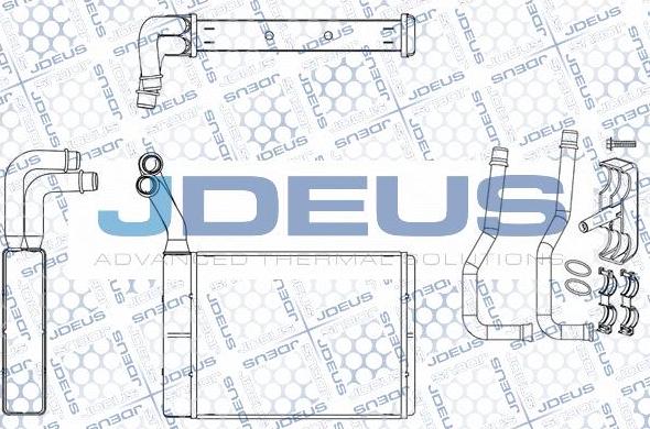 Jdeus M2210370 - Scambiatore calore, Riscaldamento abitacolo autozon.pro