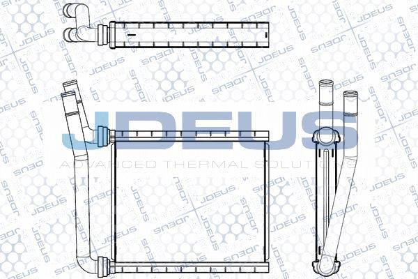 Jdeus M-2280230 - Scambiatore calore, Riscaldamento abitacolo autozon.pro