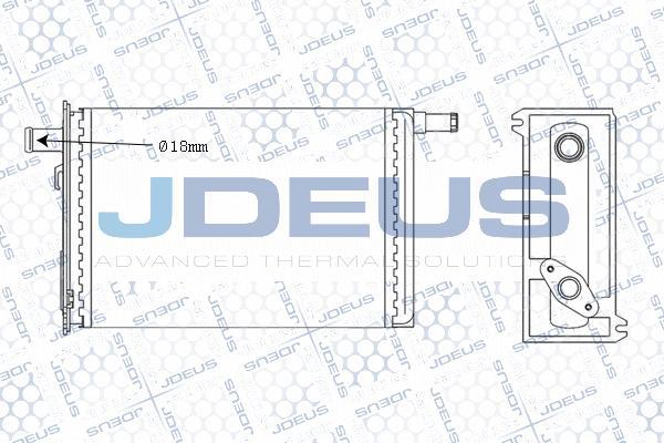 Jdeus M-223009A - Scambiatore calore, Riscaldamento abitacolo autozon.pro