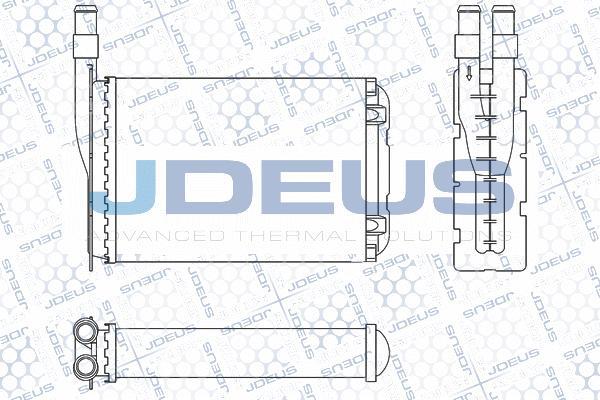 Jdeus M-2230050 - Scambiatore calore, Riscaldamento abitacolo autozon.pro