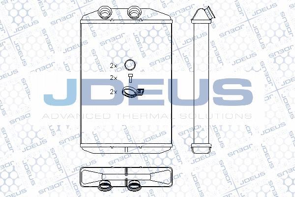 Jdeus M2231060 - Scambiatore calore, Riscaldamento abitacolo autozon.pro