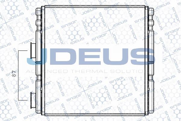 Jdeus M-2231030 - Scambiatore calore, Riscaldamento abitacolo autozon.pro