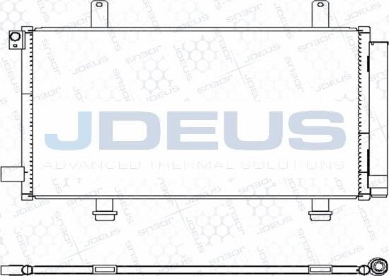 Jdeus M-7420220 - Condensatore, Climatizzatore autozon.pro