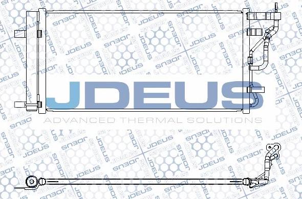 Jdeus M7540690 - Condensatore, Climatizzatore autozon.pro