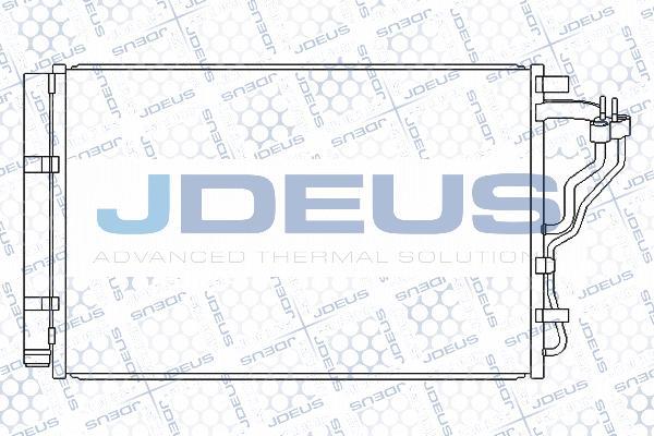 Jdeus M-7540600 - Condensatore, Climatizzatore autozon.pro