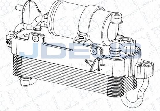 Jdeus M-7050940 - Condensatore, Climatizzatore autozon.pro