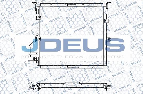 Jdeus M-7050570 - Condensatore, Climatizzatore autozon.pro