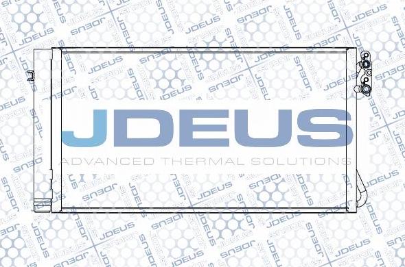 Jdeus M-7050680 - Condensatore, Climatizzatore autozon.pro