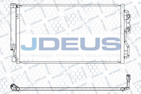 Jdeus M-7050770 - Condensatore, Climatizzatore autozon.pro