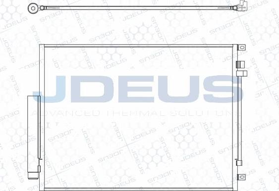 Jdeus M-7000170 - Condensatore, Climatizzatore autozon.pro