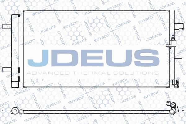 Jdeus M-7010431 - Condensatore, Climatizzatore autozon.pro