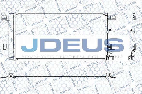 Jdeus M-7010620 - Condensatore, Climatizzatore autozon.pro