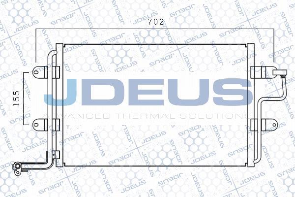 Jdeus M-7010190 - Condensatore, Climatizzatore autozon.pro