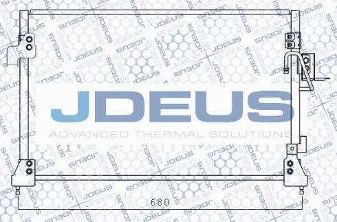 Jdeus M-7020200 - Condensatore, Climatizzatore autozon.pro