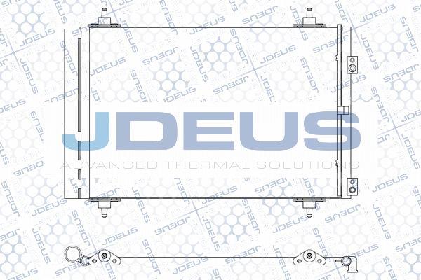 Jdeus M-7070570 - Condensatore, Climatizzatore autozon.pro