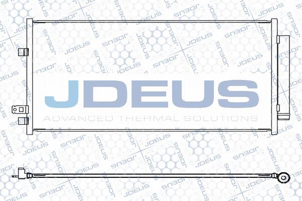 Jdeus M-7111410 - Condensatore, Climatizzatore autozon.pro