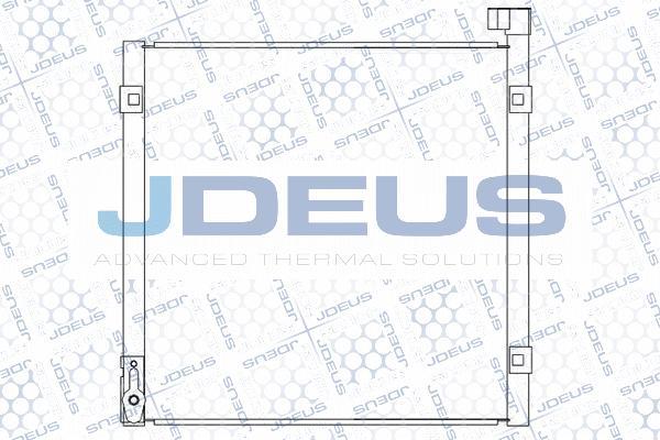 Jdeus M-7130160 - Condensatore, Climatizzatore autozon.pro