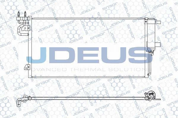 Jdeus M-7120660 - Condensatore, Climatizzatore autozon.pro