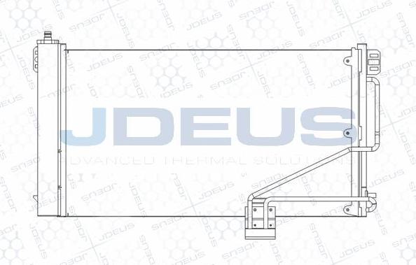 Jdeus M-7170410 - Condensatore, Climatizzatore autozon.pro