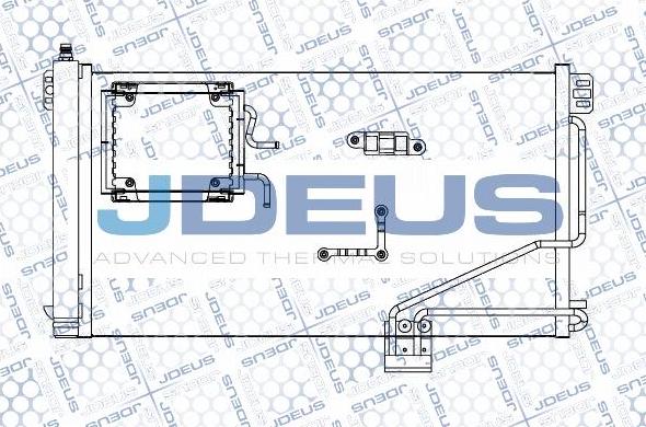 Jdeus M-7170420 - Condensatore, Climatizzatore autozon.pro