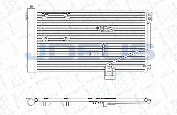 Jdeus M-717042A - Condensatore, Climatizzatore autozon.pro