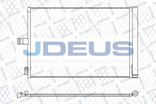 Jdeus M-7171010 - Condensatore, Climatizzatore autozon.pro