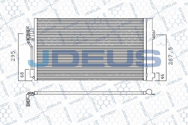 Jdeus M-7171130 - Condensatore, Climatizzatore autozon.pro