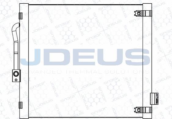 Jdeus M-7800020 - Condensatore, Climatizzatore autozon.pro