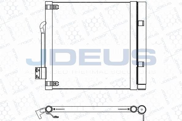 Jdeus M-7800021 - Condensatore, Climatizzatore autozon.pro