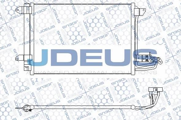 Jdeus M-7300480 - Condensatore, Climatizzatore autozon.pro