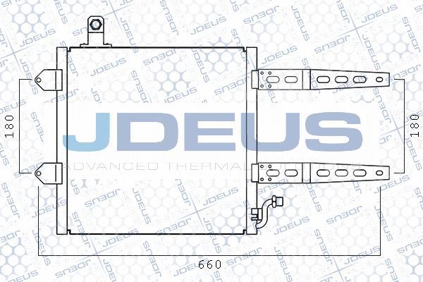 Jdeus M-7300180 - Condensatore, Climatizzatore autozon.pro